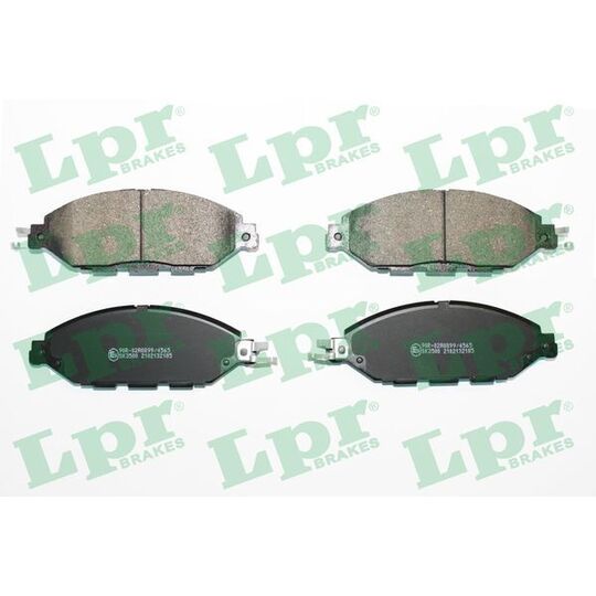 05P2185 - Brake Pad Set, disc brake 