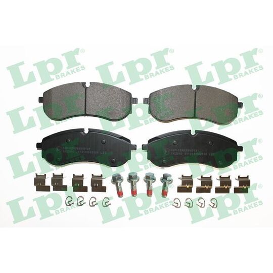 05P2196 - Brake Pad Set, disc brake 