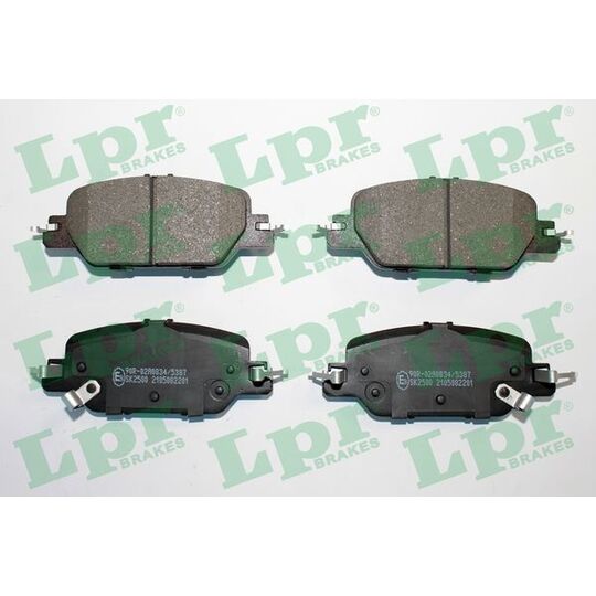 05P2201 - Brake Pad Set, disc brake 