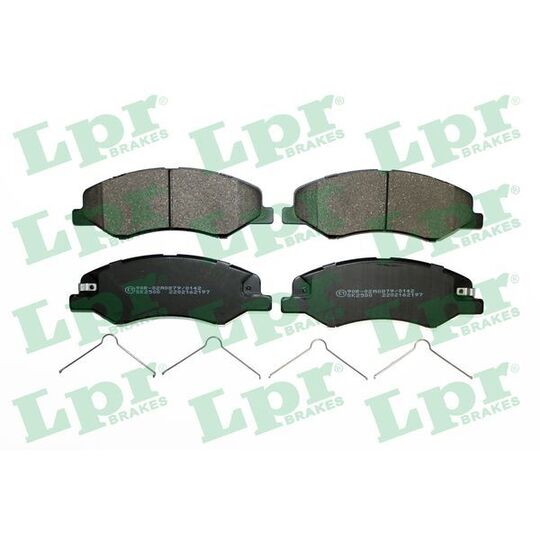 05P2197 - Brake Pad Set, disc brake 