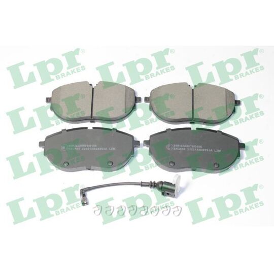 05P2253A - Brake Pad Set, disc brake 