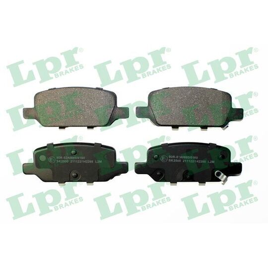 05P2266 - Brake Pad Set, disc brake 