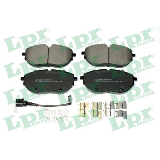 05P2253AK - Brake Pad Set, disc brake 