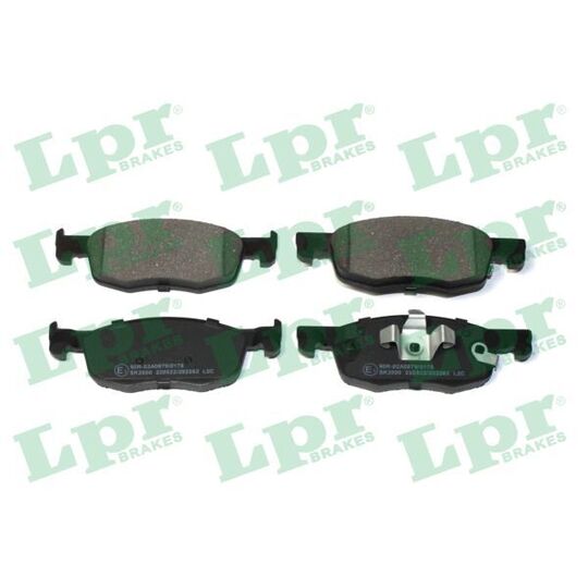 05P2262 - Brake Pad Set, disc brake 