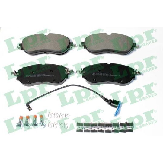 05P2259AK - Brake Pad Set, disc brake 