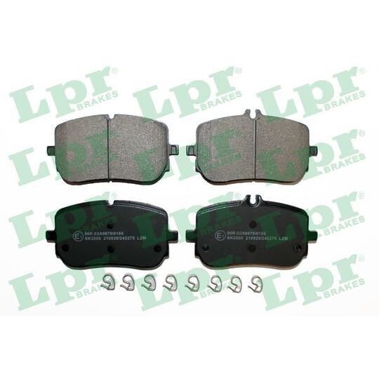 05P2275 - Brake Pad Set, disc brake 