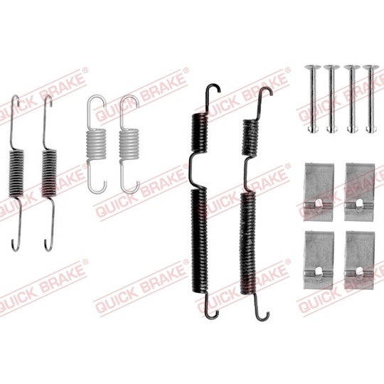 105-0017 - Brake shoe fitting set 