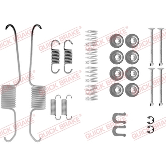 105-0003 - Brake shoe fitting set 