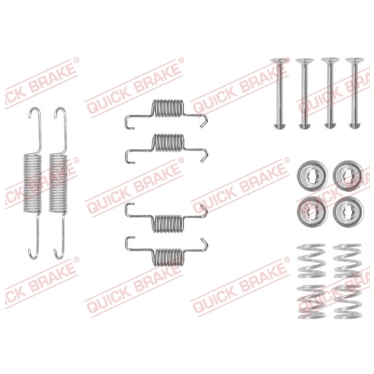 105-0011 - Brake shoe fitting set 