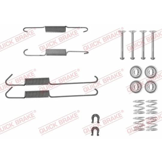 105-0002 - Brake shoe fitting set 