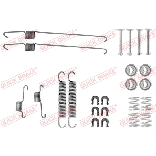 105-0001 - Brake shoe fitting set 