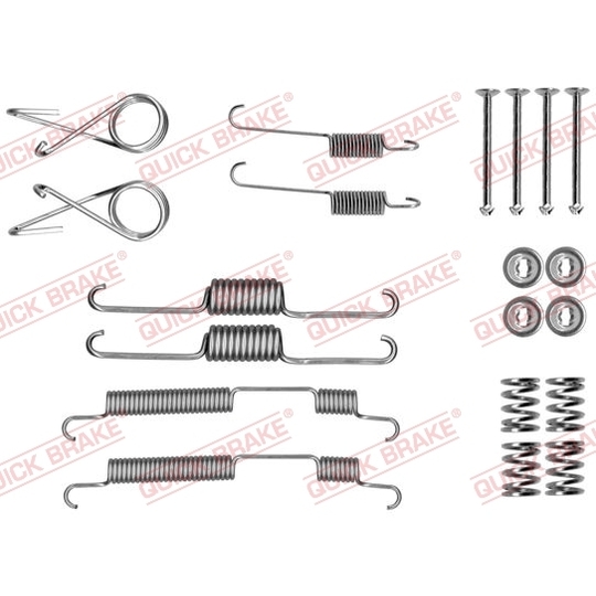 105-0022 - Brake shoe fitting set 