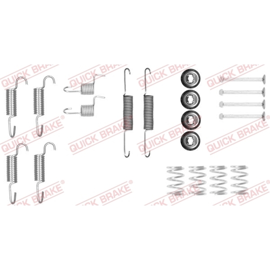 105-0025 - Brake shoe fitting set 