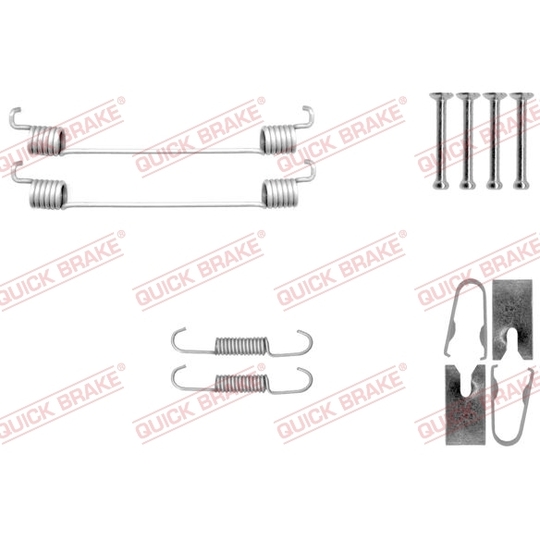 105-0040 - Lisakomplekt, Piduriklotsid 