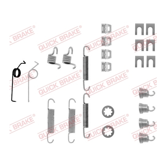 105-0519 - Brake shoe fitting set 