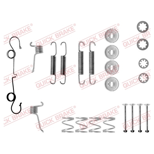 105-0511 - Brake pad fitting set 