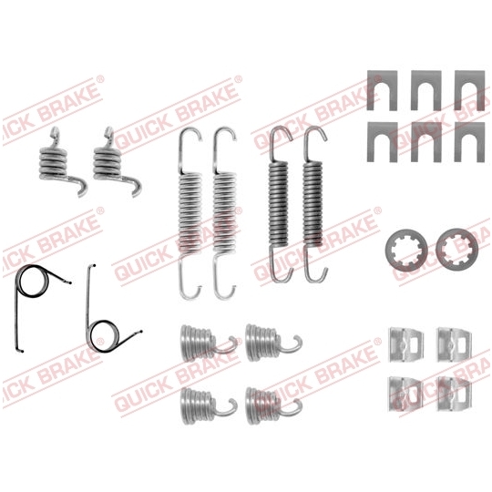 105-0554 - Brake pad fitting set 
