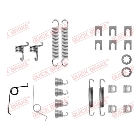 105-0545 - Brake shoe fitting set 