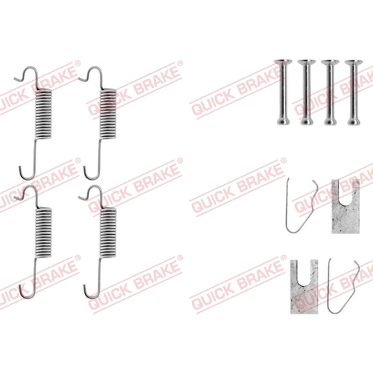 105-0527 - Brake shoe fitting set 