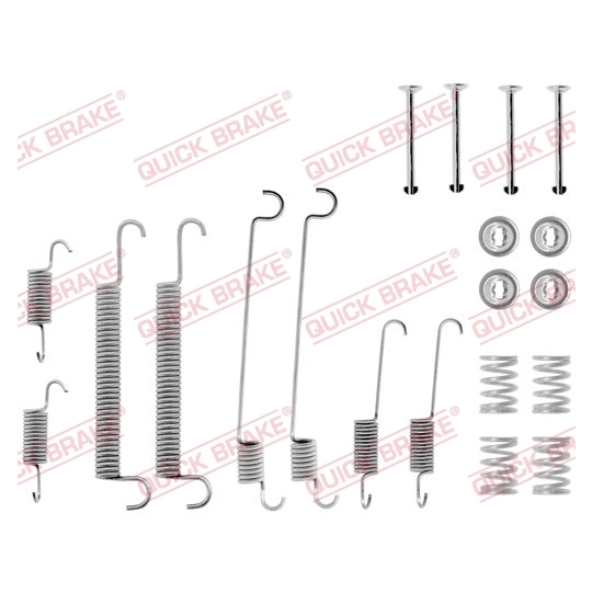 105-0560 - Brake shoe fitting set 