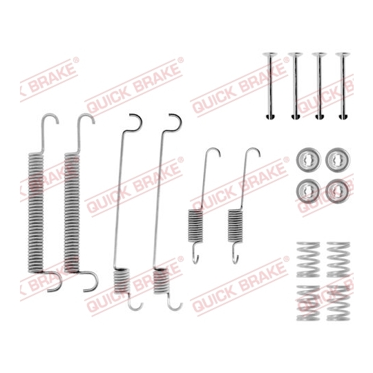 105-0547 - Brake pad fitting set 