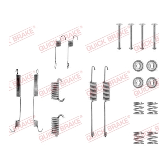 105-0599 - Brake pad fitting set 