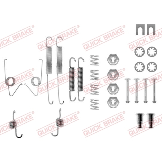 105-0614 - Brake pad fitting set 