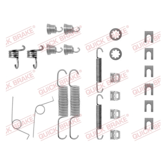 105-0611 - Brake shoe fitting set 