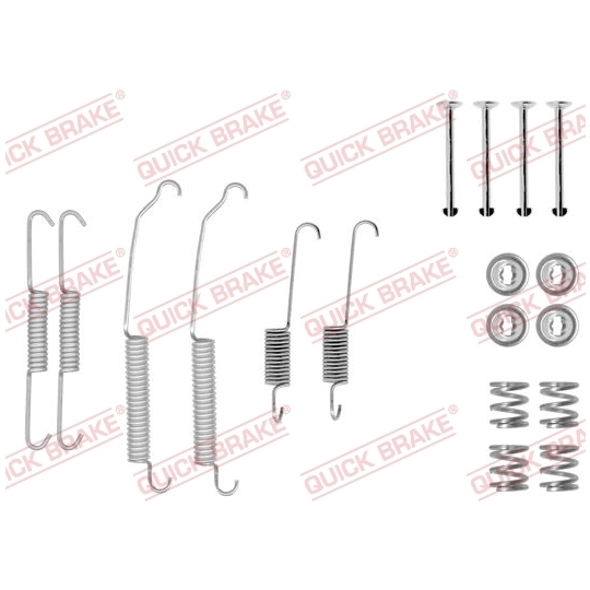 105-0618 - Brake pad fitting set 