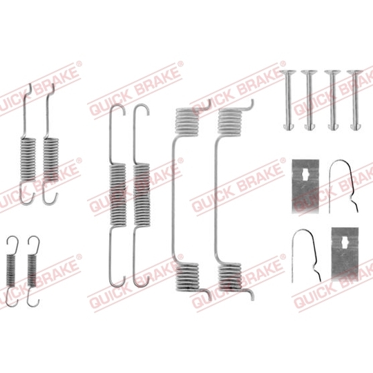 105-0605 - Brake shoe fitting set 