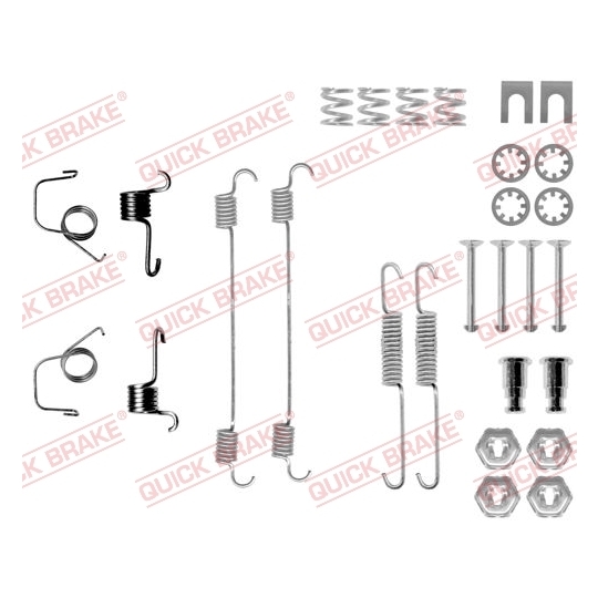 105-0617 - Brake pad fitting set 