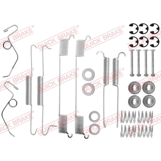 105-0625 - Brake pad fitting set 