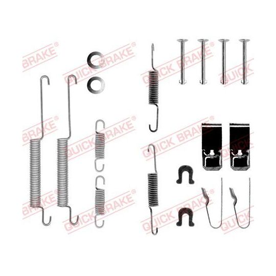 105-0654 - Brake shoe fitting set 