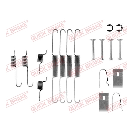 105-0636 - Brake shoe fitting set 