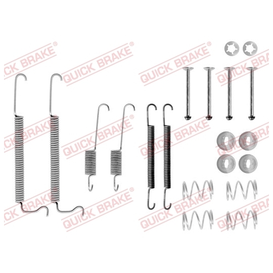 105-0629 - Brake shoe fitting set 