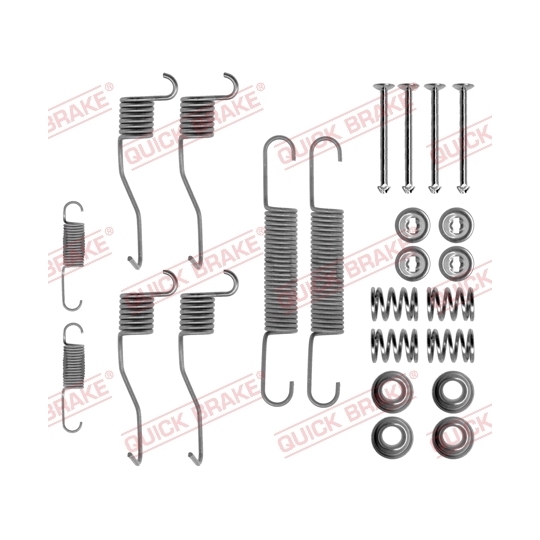 105-0639R - Brake shoe fitting set 