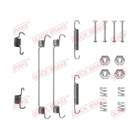 105-0657 - Brake shoe fitting set 