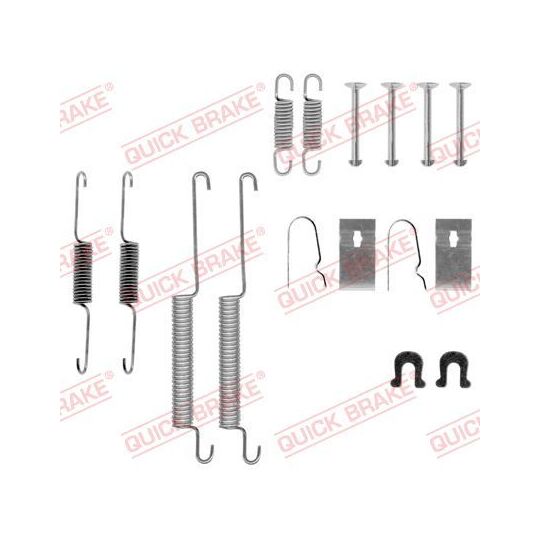 105-0668 - Brake shoe fitting set 