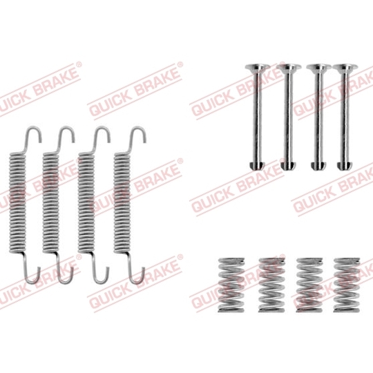 105-0667 - Brake shoe fitting set 