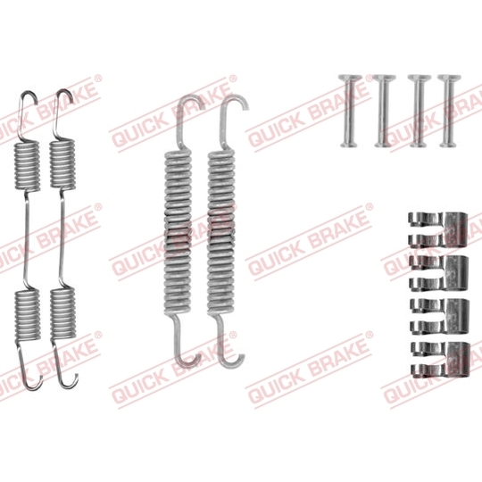 105-0666 - Brake shoe fitting set 