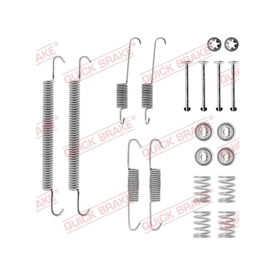 105-0707 - Brake shoe fitting set 