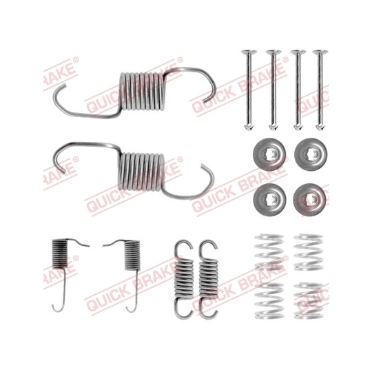 105-0696 - Brake shoe fitting set 