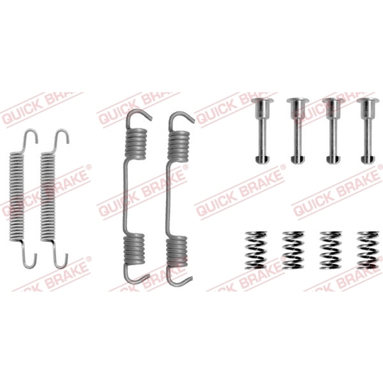 105-0708 - Brake shoe fitting set 