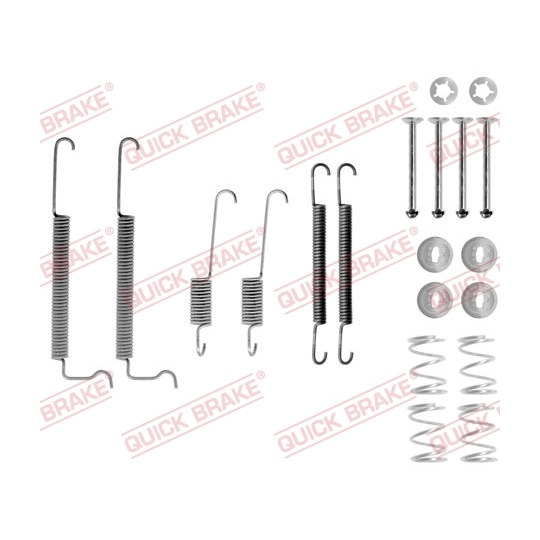 105-0744 - Brake shoe fitting set 