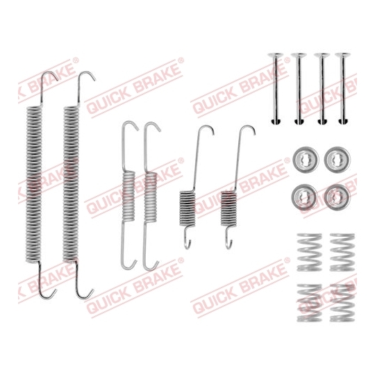 105-0757 - Brake shoe fitting set 