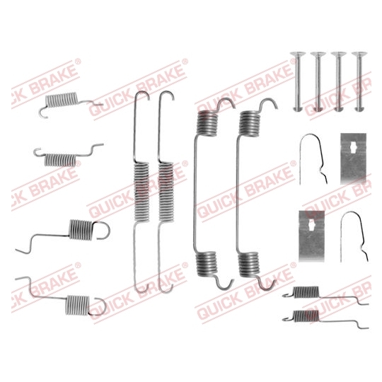 105-0742 - Brake shoe fitting set 