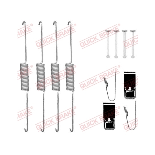 105-0725 - Brake shoe fitting set 