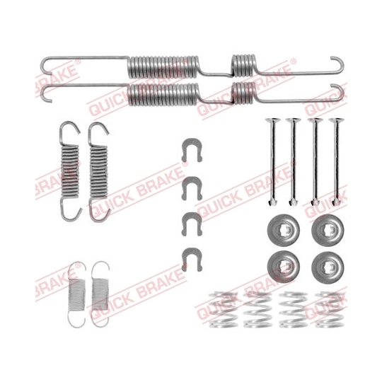 105-0738 - Brake shoe fitting set 