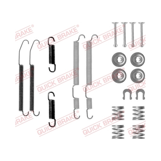 105-0760 - Brake shoe fitting set 