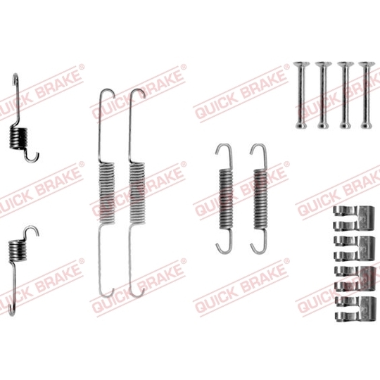 105-0763 - Brake shoe fitting set 